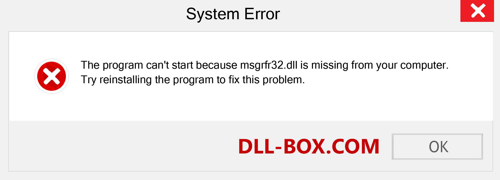  msgrfr32.dll file is missing?. Download for Windows 7, 8, 10 - Fix  msgrfr32 dll Missing Error on Windows, photos, images